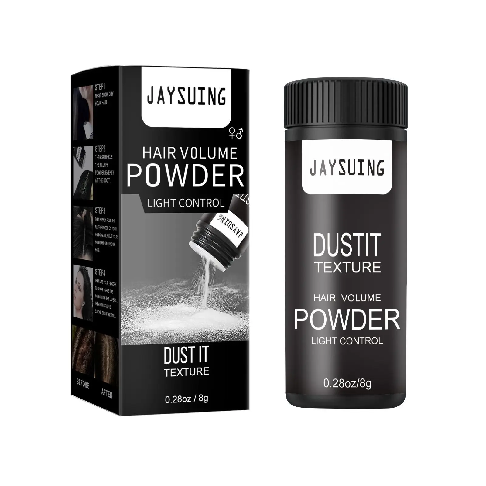 Mattifying Hair Powder Increases Hair Volume Long-Lasting Hair Texturizer Powder Unisex Fluffy Thin Hairs Styling Powder