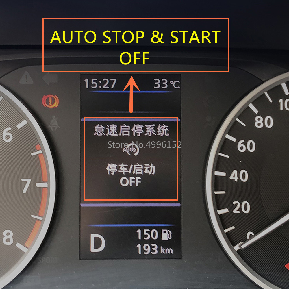 For Nissan Qashqai J11 Terra Sylphy Tiida Lannia Car Auto Start Stop Canceller Stop Start Engine Eliminator Device Disable Cable