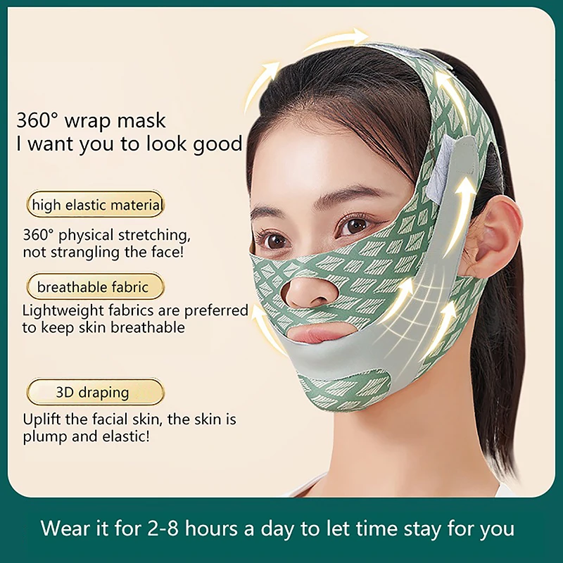 Slimming Bandage V e Shaper Face Lifting Strap Cheek Chin Lift UP Belt Anti Wrinkle Facial Band Beauty Skin Care