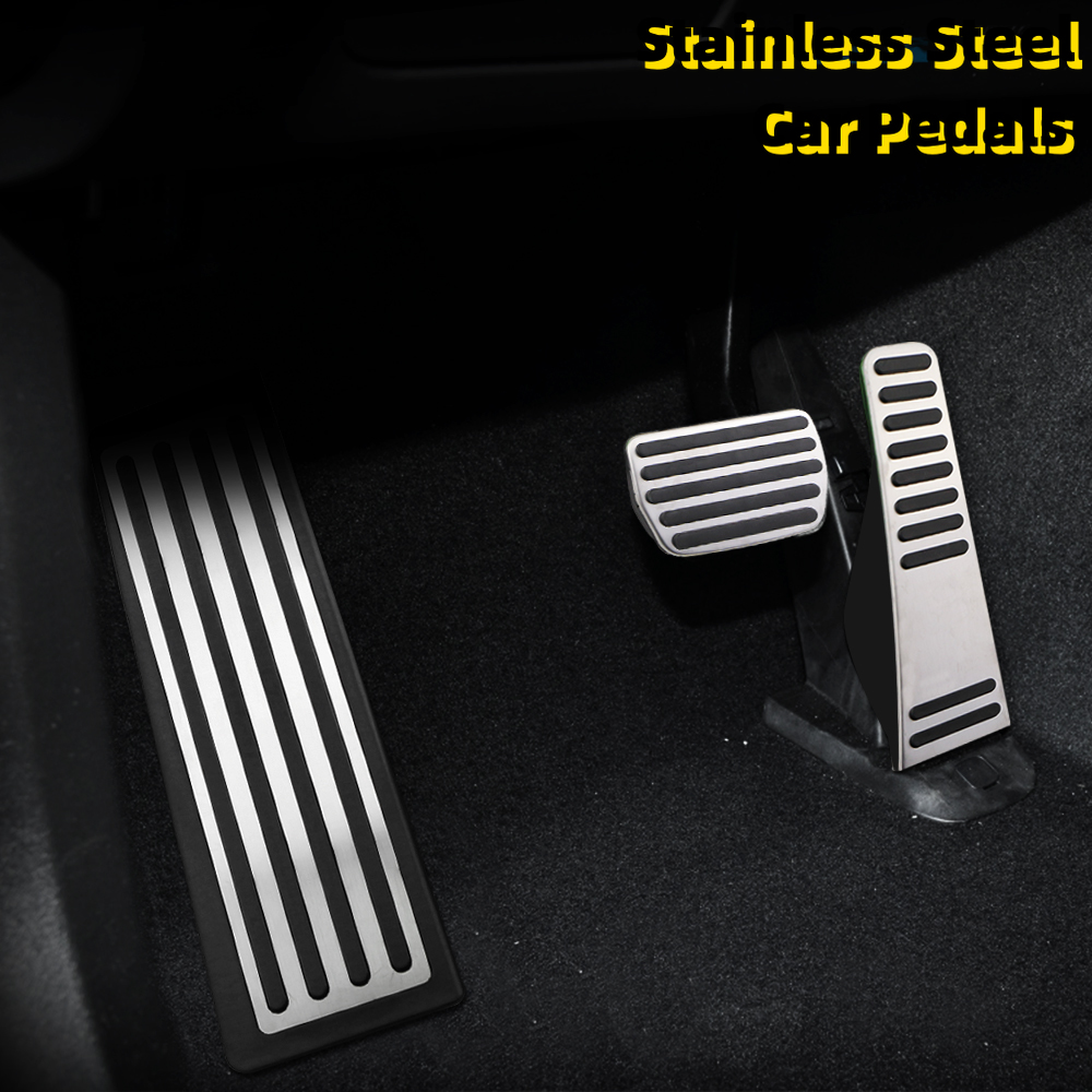 Car Accelerator Brake Pedal Footrest Pedal Plate Cover Non-Drilling Interior Refit For XC60 XC90 S90 2018-2021 Accessories