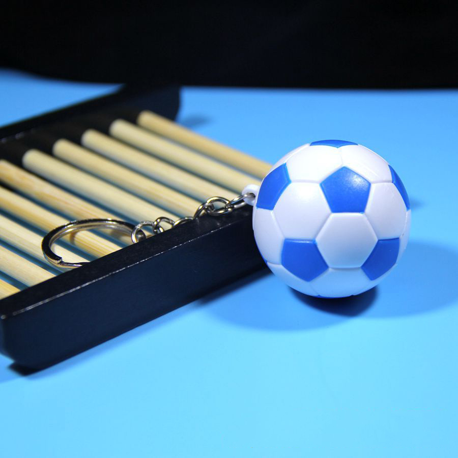 FIMAODZ Sports Football Keychain Colorful Soccer Ball Club Bag Pendant Souvenirs Key Chain Holder for Men Women Gift