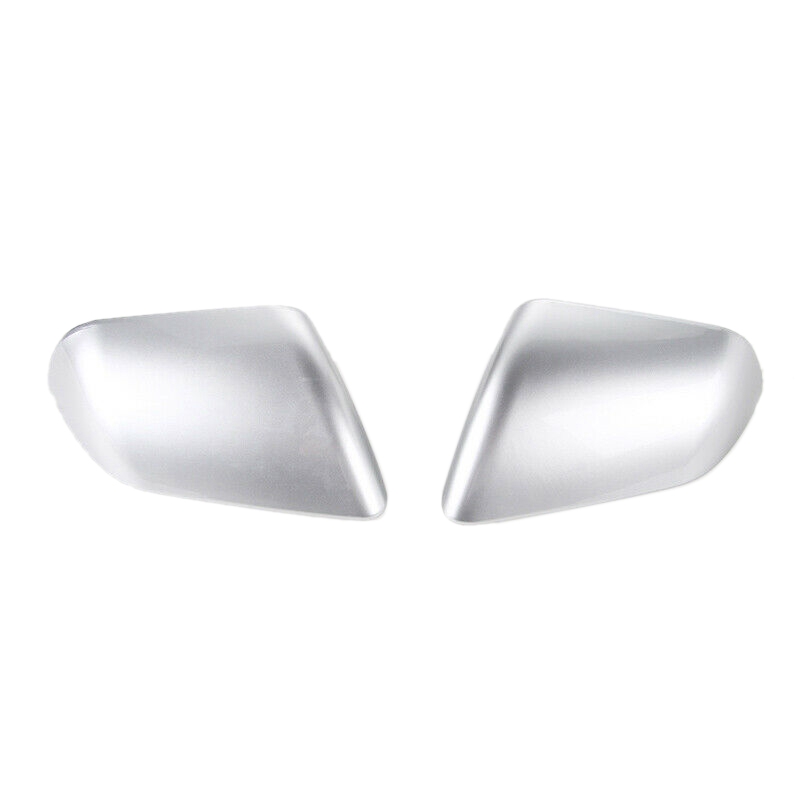 Car Silver Exterior Rear View Side Mirror Cover Trim For Ford Mustang 2015-2020