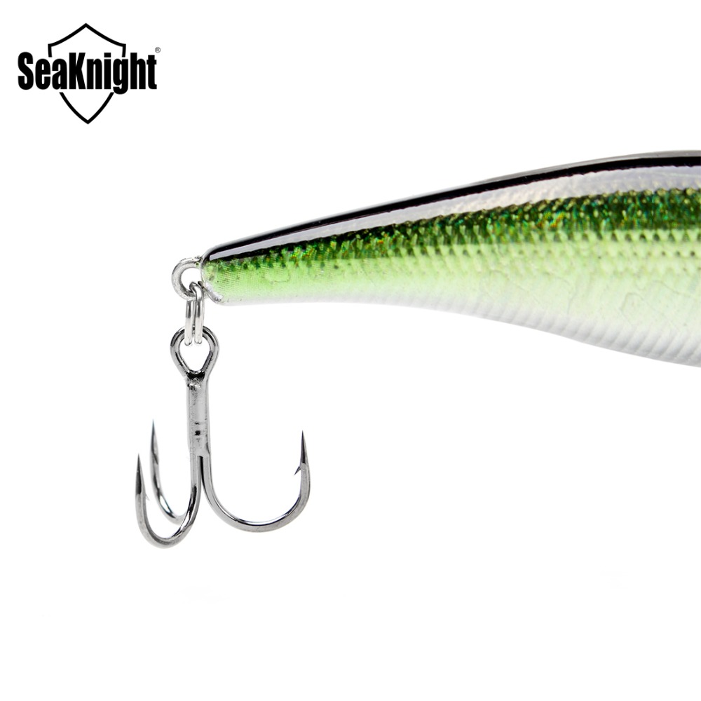 SeaKnight SK006 Minnow Hard Fishing Lures 1PC 62mm 6.2g Depth 0-2.5M Floating Wobbler Bait With 3D Eyes 2 Hooks