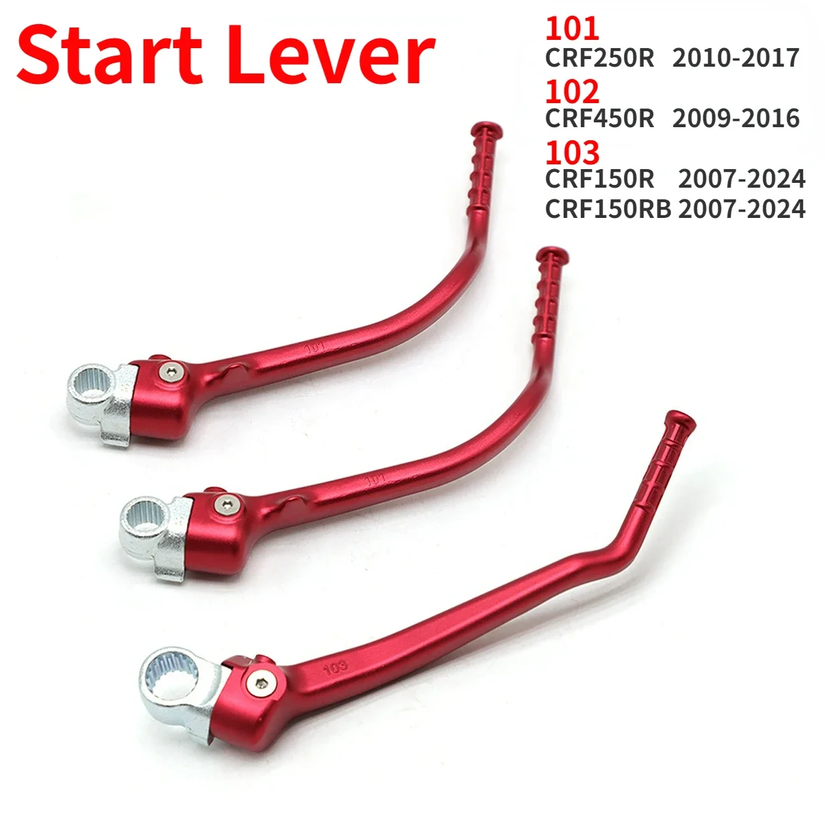 Motorcycle Forged Kick Start Starter Lever Pedal For HONDA CRF250R CRF450R CRF150R CRF 150 250 450 R Retrofit Accessories
