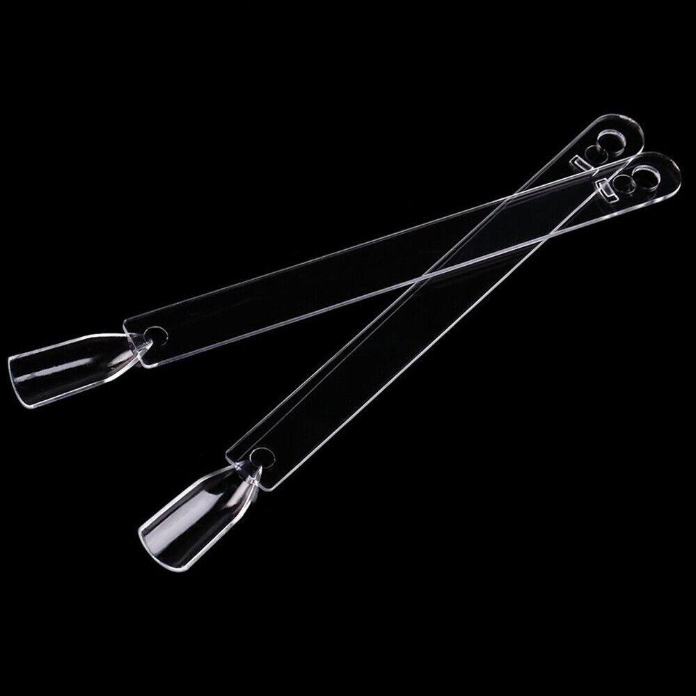 50Pcs/set Fan-shaped False Nail Polish Colour Display Card Swatch Sticks Practice Art Tips Nail Sample Sticks