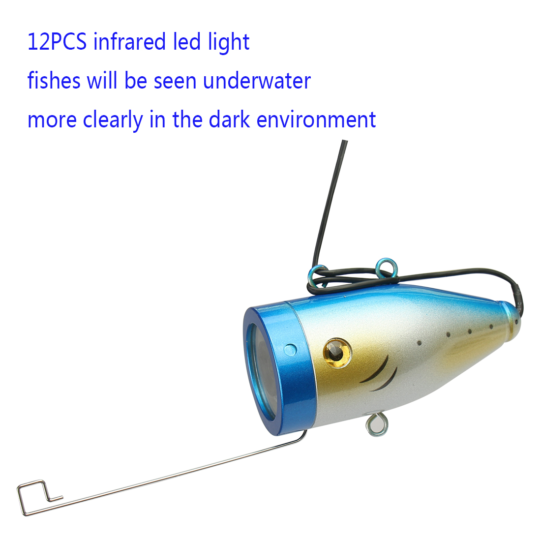 Underwater Fishing Camera 7 Inch 1000TVL IP68 Waterproof 15M 30M 50M Ice/Sea/River Camera for Fishing FishFinder