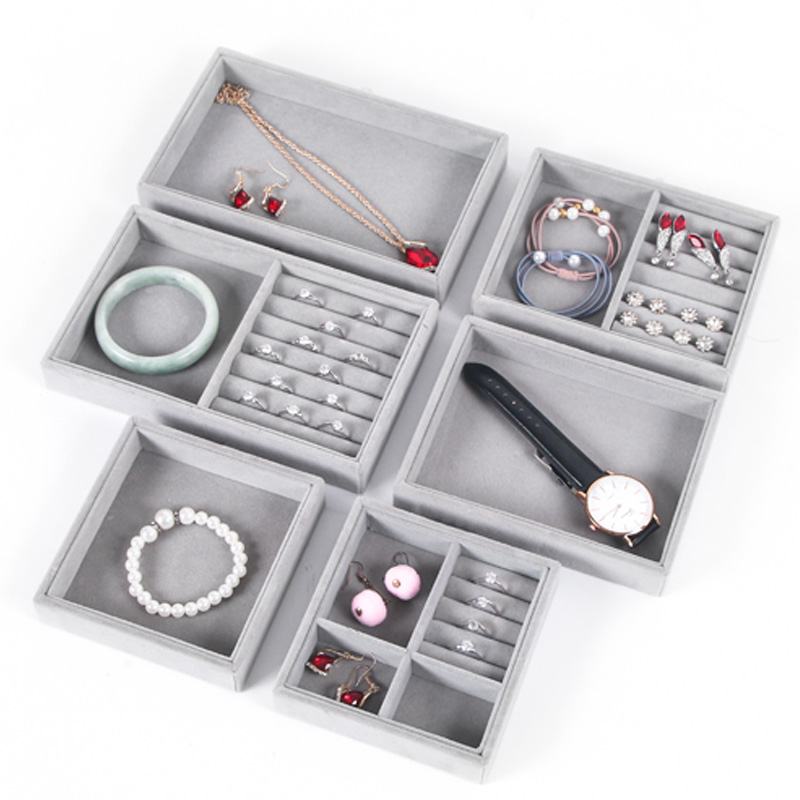New Arrival Small Jewelry Tray Ring Necklace Storage Organizer Bracelet Watch Display Drawer Stuff Finishing Multi-functional