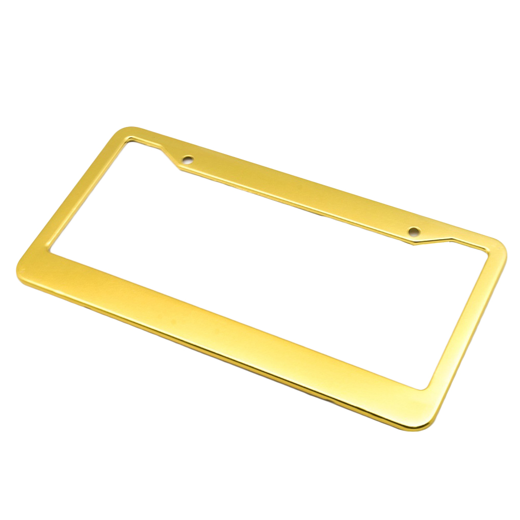Universal Car License Plate Frame Holder Aluminum Alloy Number Plate Bracket Automotive Accessory