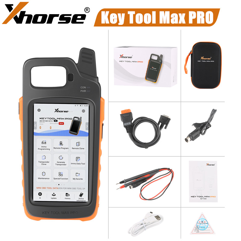 Xhorse VVDI Key Tool Max PRO Combines Key Tool Max and Mini OBD Tool Functions Adds Voltage and Leakage Current