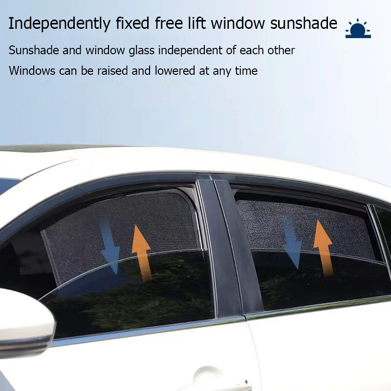 ZLWR car sunshade BYD ATTO 3 car window sunshade BYD YUAN PLUS side window sunshade, car insect net, sunscreen, heat insulation
