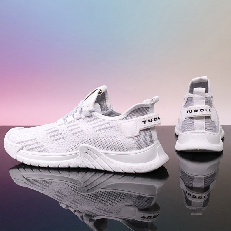 New Men's Sports Breathable Comfortable Running Soft Sole Shoes Khaki Free shipping