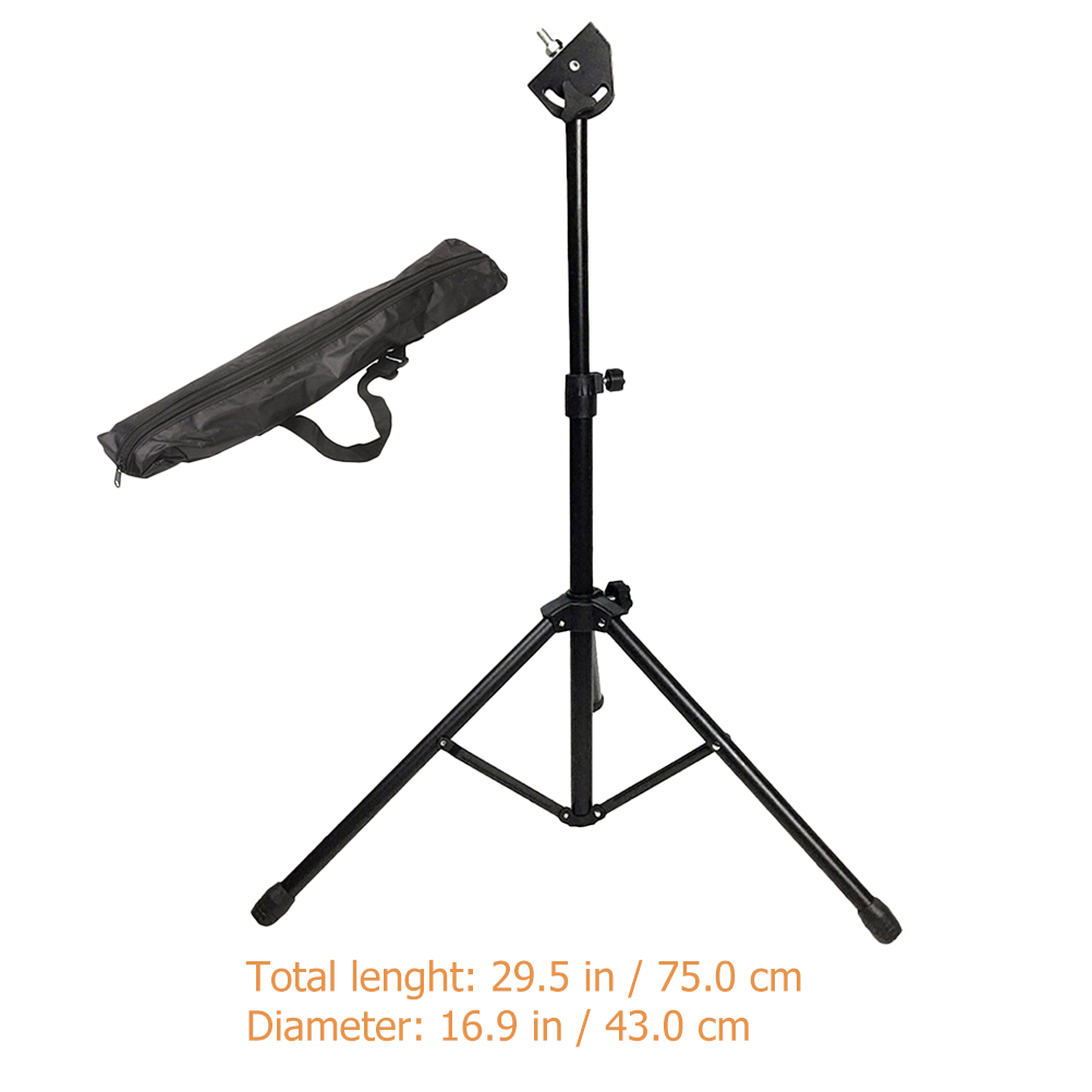 1 set of Metal Tripod Dumb Drum Stand Practice Pad Rack Musical Instrument Part