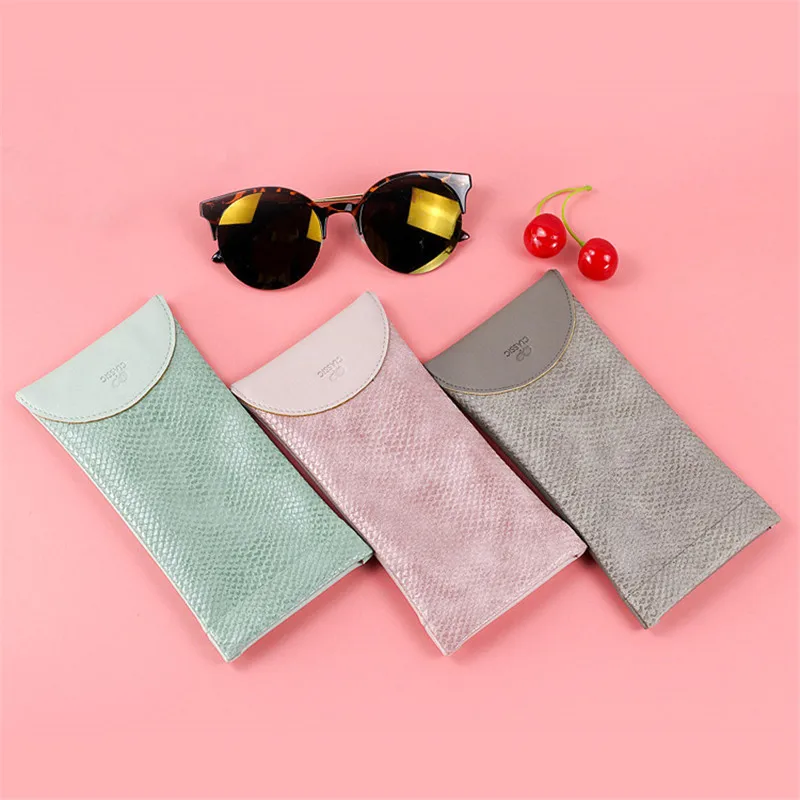 Snake Pu Leather Eyewear Cases Glasses Box Sunglasses Bag Spectacle Bag Eyewear Accessories For Women Men