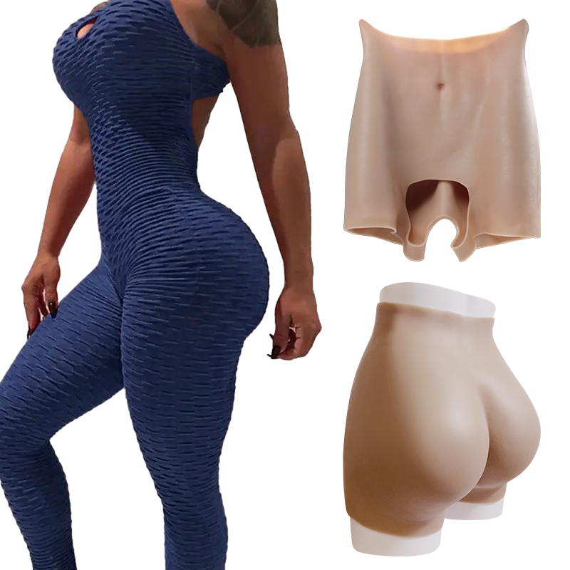 Silicone Buttocks Pants 2cm Enhancing Padded And Fake Big Hips 1cm Padding Sexy Ass Realistic Butt Shapers for African Women