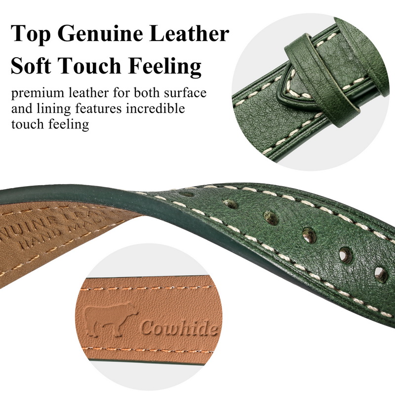 HEMSUT Italy Cowhide Watch Band For Man Vintage Soft Wrap Genuine Leather Wrist Straps Quick Release 22mm18mm20mm