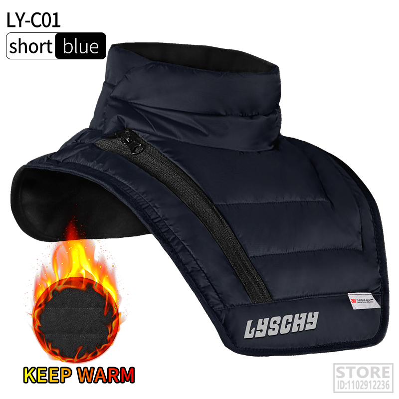 LYSCHY Winter Scarf Balaclava Extended Motorcycle Ski Neck Men Moto Mask Motocross Warm Stomach Protection