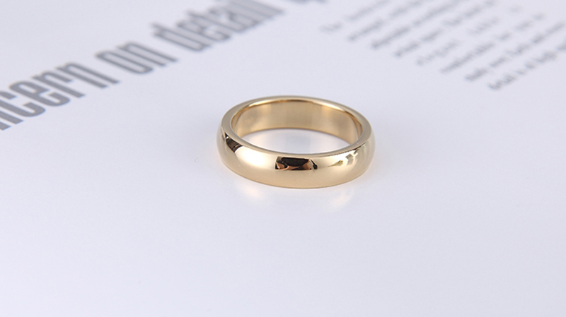 Yanleyu Luxury 18K Gold Color Engagement Jewelry Wedding Band Couple Rings for Men and Women Anniversary Gift Wholesale PR426