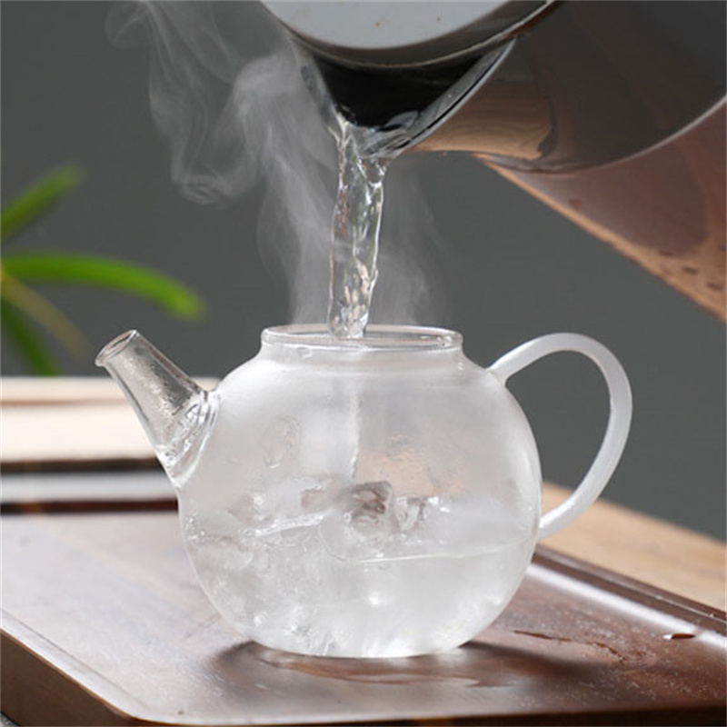 High Borosilicate Heat Resistant Glass Teapot 230ml Flower Puer Tea Maker Chinese Kung Fu Tea Pots With Filter Household Teaware