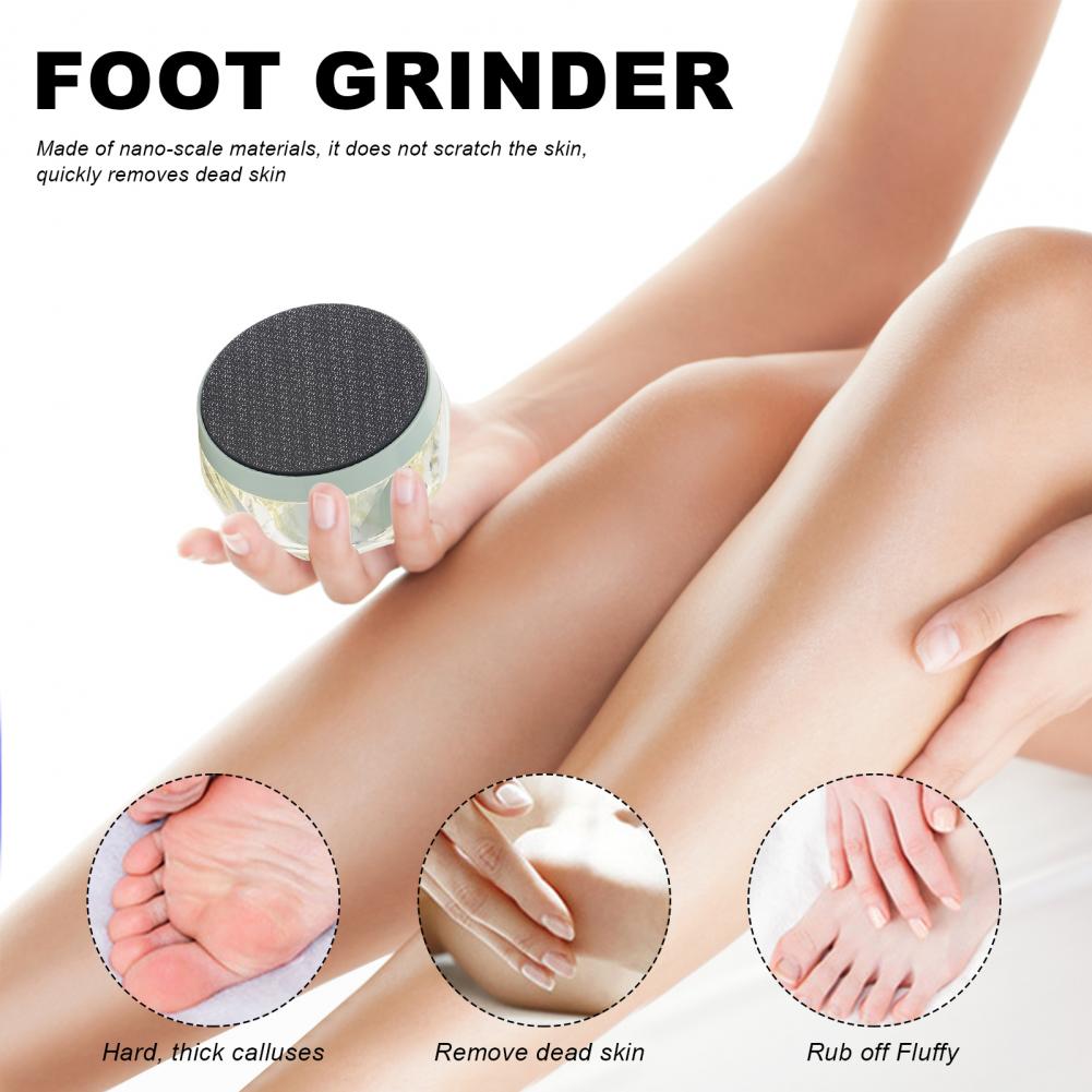Hygienic Foot File Electric Feet Callus Remover Double-sided Foot File for Thick Cracked Skin Multifunctional Pedicure Tool