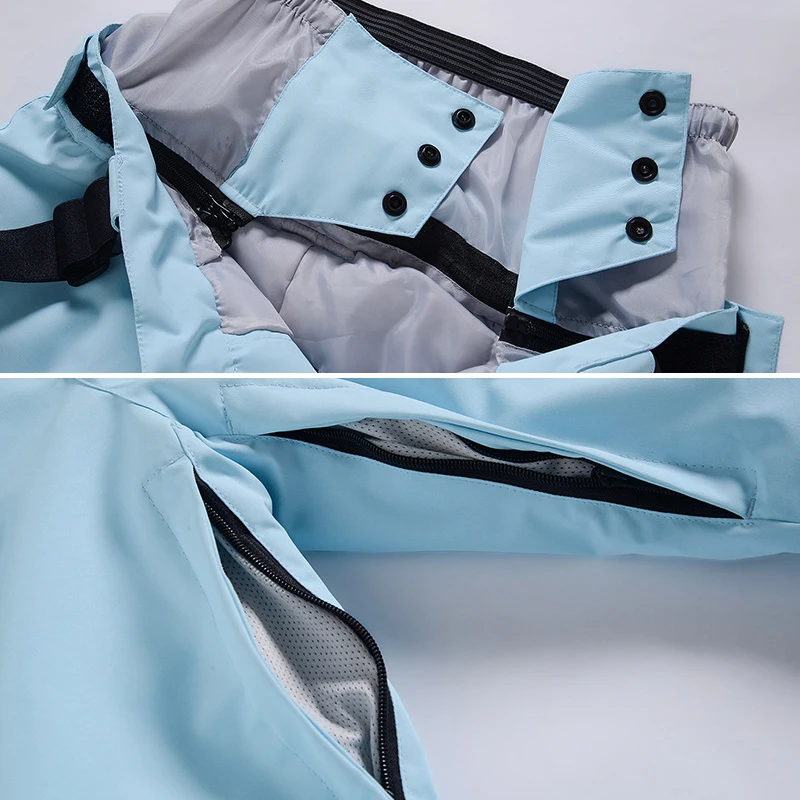 2024 Hooded Jacket Pants Women Ski Suit Outdoor Mountain Woman Snowboard Sets Windproof Alpine Snowmobile Female Outfits Clothes