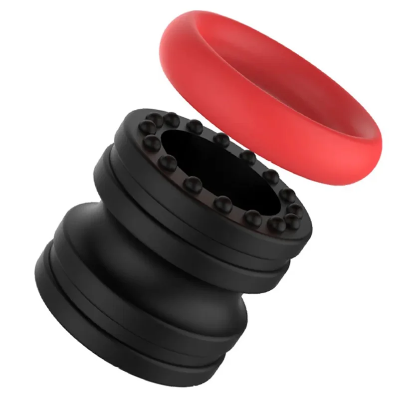 Nipple Caps Ring On Penis Vibrating Underpants Male Penis Chastity Belt Sextoy Male Artificial Vibrators For Men Horses Toys