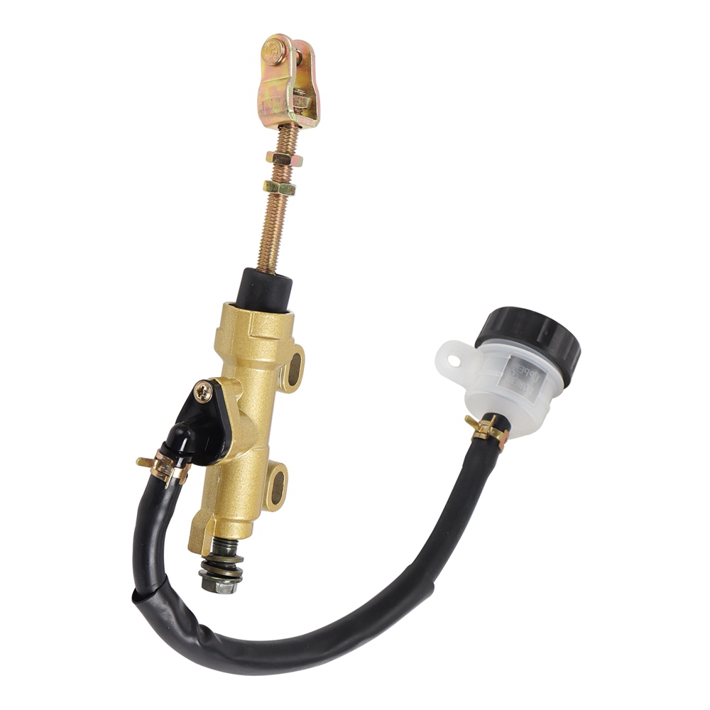 Universal 10mm ATV Go Cart Pit bike Motorcross Motorcycle Rear Brake Master Cylinder Pump For Honda Yamaha Ducati Suzuki Aprilia