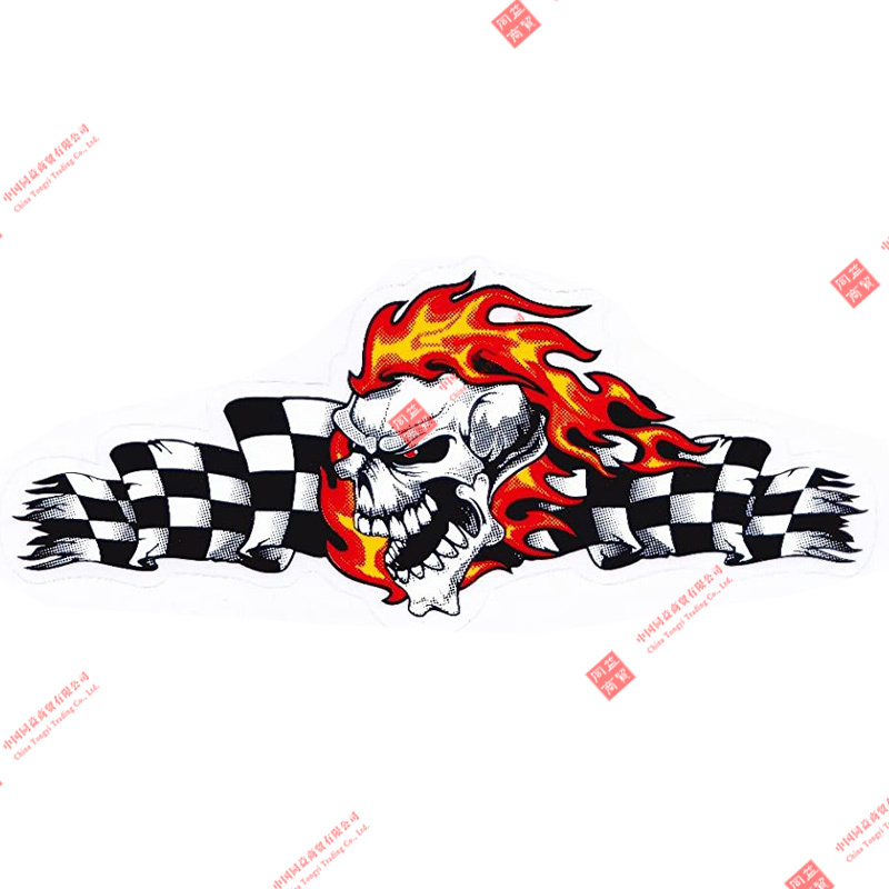 Funny Cool Fire Duck Smoking Car Sticker Decal Decor for RV Auto Motocross Racing Laptop Helmet Trunk Wall PVC