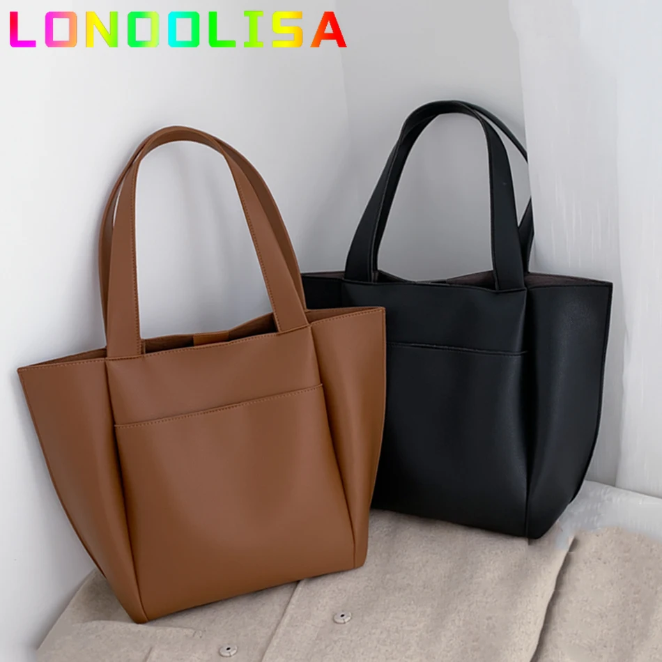 2023 Women's Bag Large Capacity Shoulder Bags High Quality PU Leather Handbags and Purse Female Retro Tote Bags sac a main femme