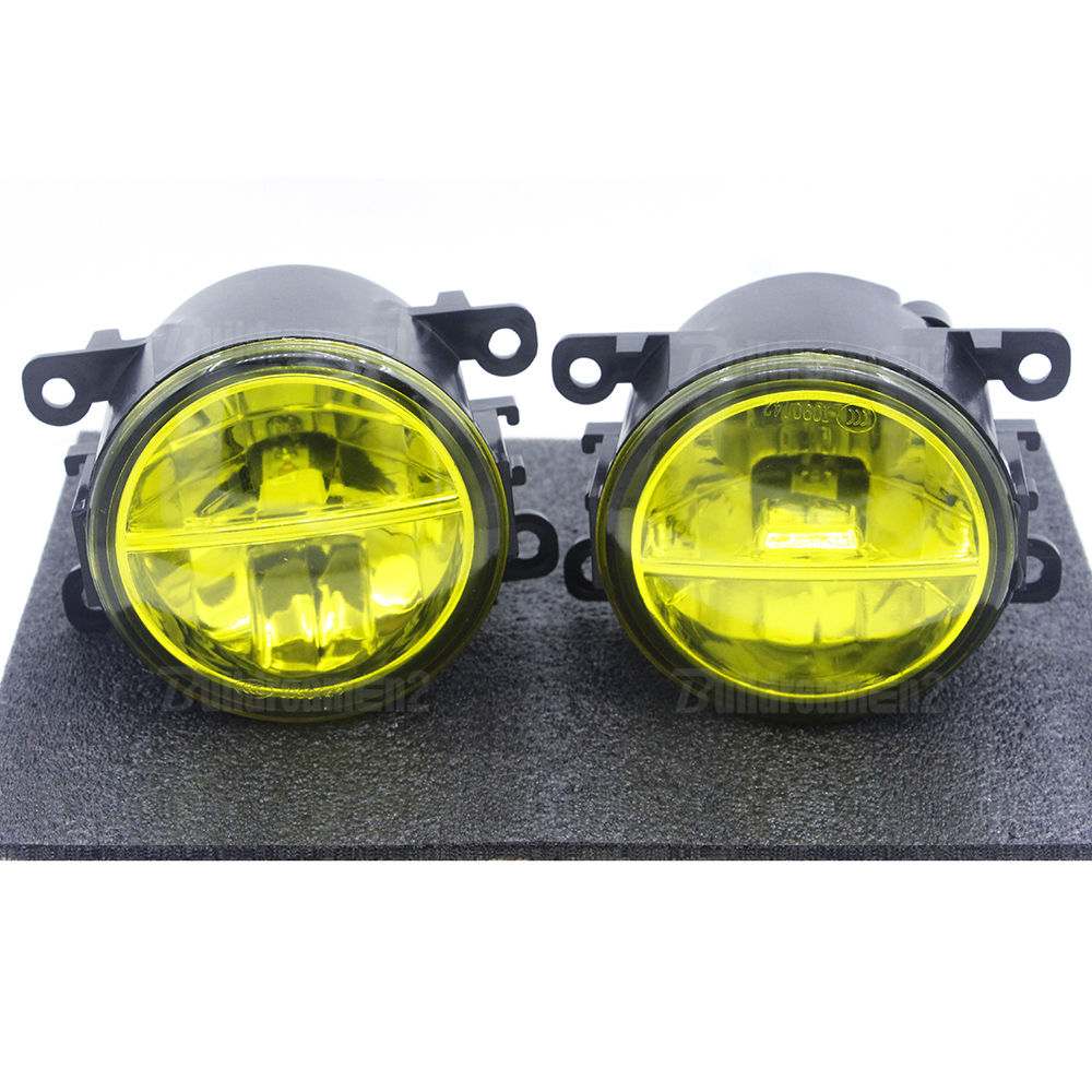 2 X LED Fog Light For Renault Clio Duster Megane Kwid Twingo Lodgy Trafic Scenic Kadjar Sandero Car Front Bumper Fog Lamp DRL