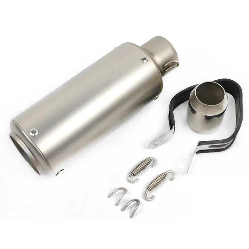1 Set Motorcycle 51 60mm Universal Exhaust Pipe Racing Project Scooter Muffler for Honda Suzuki Yamaha Sport Motorbike Modified