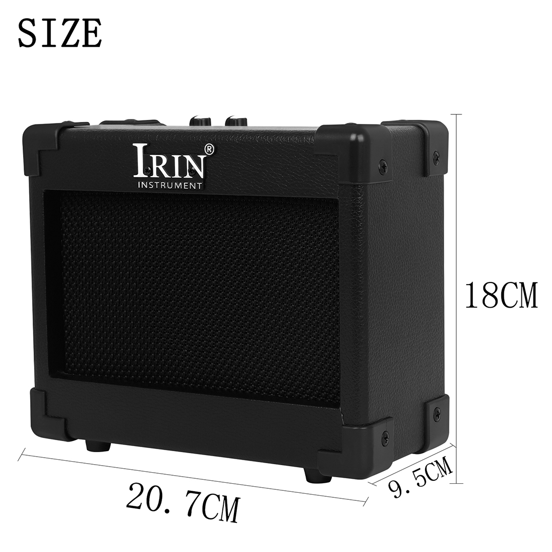IRIN Guitar Amplifier Mini Acoustic Electric Guitar Amp Speaker Ukulele Bass Piano Sax Practice AMP Guitar Parts & Accessories