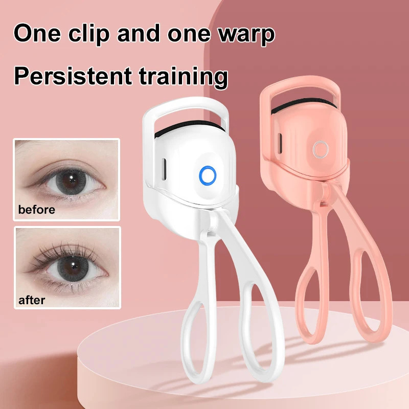 Eyelash Curler Portable Electric Heated Comb Eye Lash Long Lasting Eyelashes Curls Thermal Eyelash Curler Makeup Tools 240625