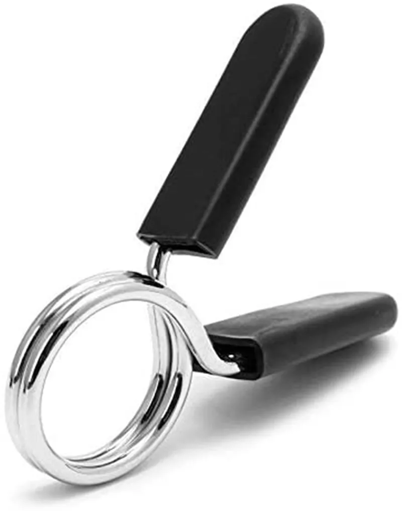 1 Pair 25/28/30 mm Barbell Clamp Spring Collar Clips Gym Weight Dumbbell Lock Standard Lifting Kit