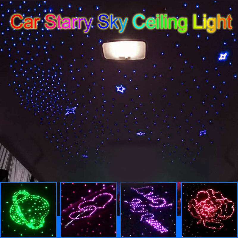 10w Twinkle Car Starry Sky Light interior Ceiling Lights Auto Accessories LED Roof Star Night light Fiber Optic Light