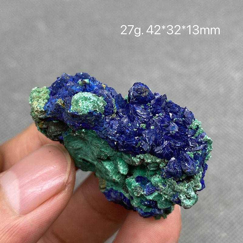 100% Natural beautiful Azurite and Malachite symbiotic mineral specimen crystal Stones and crystals Healing crystal