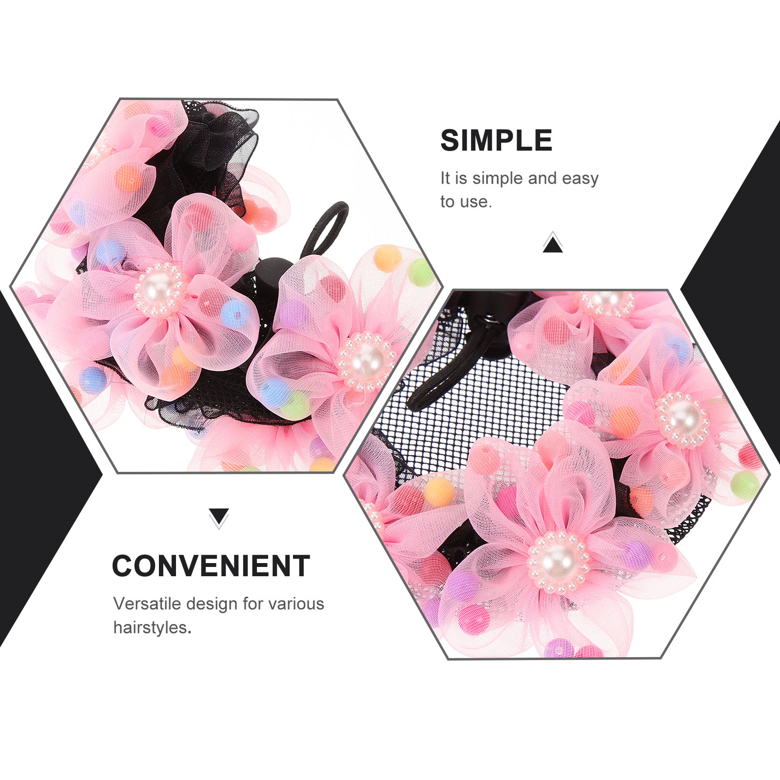Children's Dance Net Bag Hair Nets for Buns Hairnets Women Ballet Accessories Fabric Cover