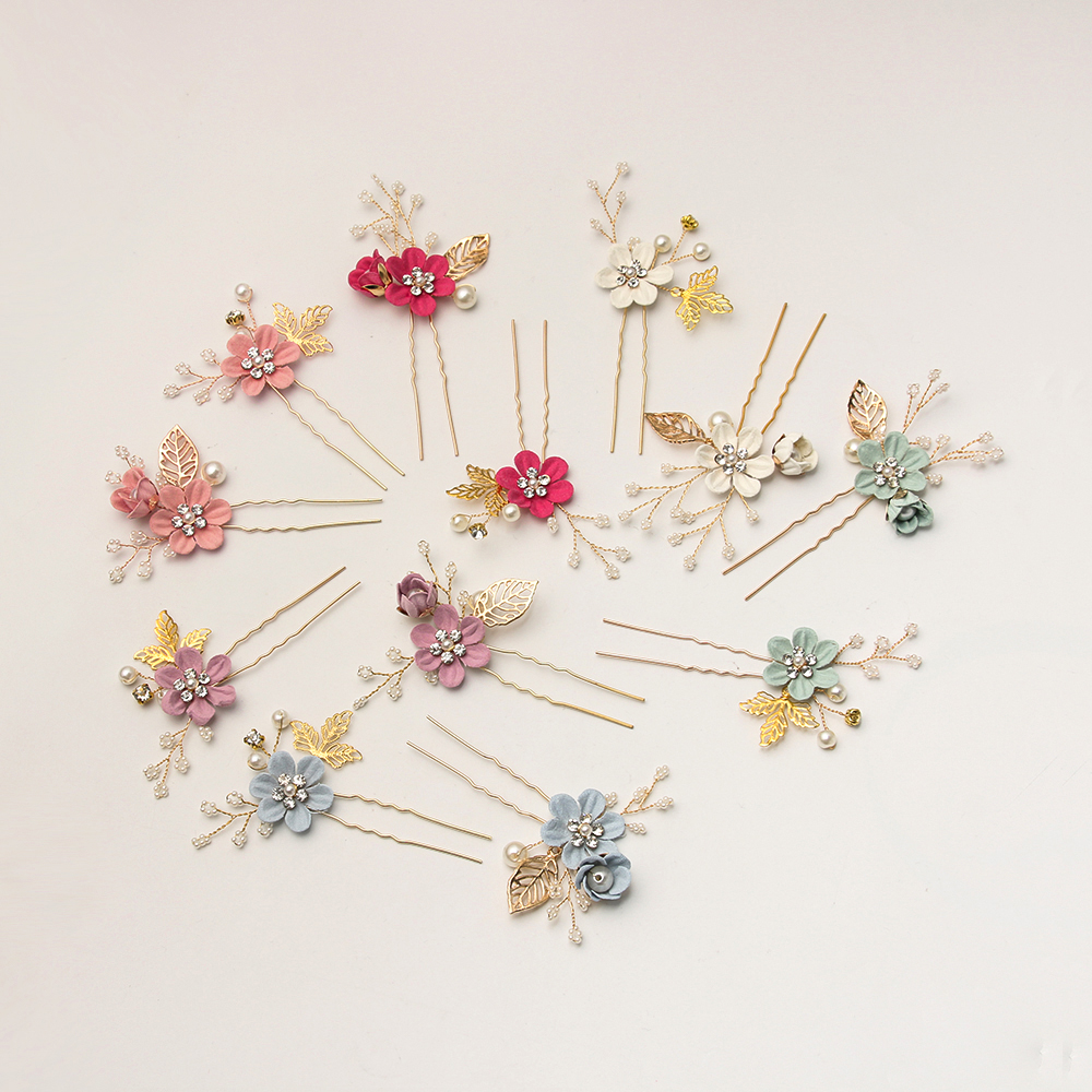 Luxury Crystal Crown Hair Combs Romantic Beautiful Wedding Bridal Clips Leaves Tiara Zinc Alloy Fine Jewelry Hair Pins Gifts