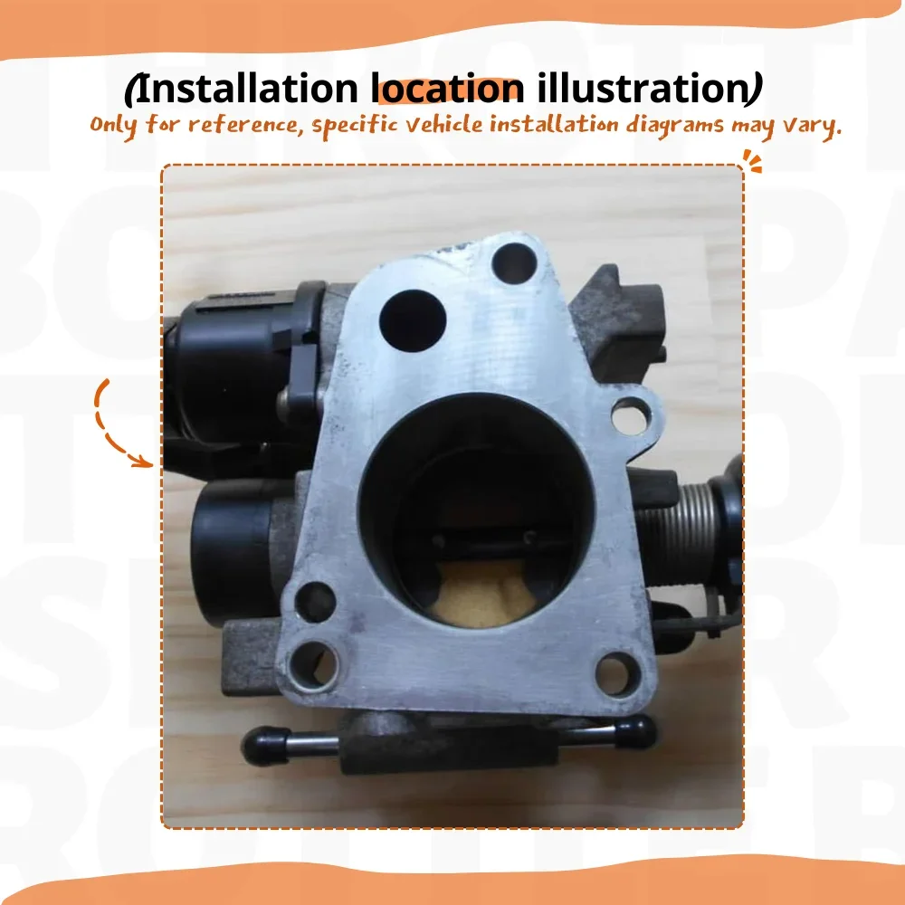 Throttle Body Spacer for Daihatsu Hijet S201/211P KF-VE KF-DET 2007-2014 Gasket Horsepower Torque Enhancement Upgrade Qty(1)