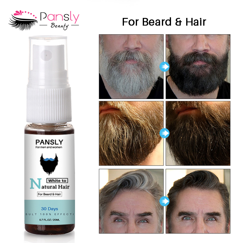 Hair Darkening Spray For Hair Beard Cover Gray Hair White Hair To Black Spray Darken Hair Color Beauty Healthy For Women For Men