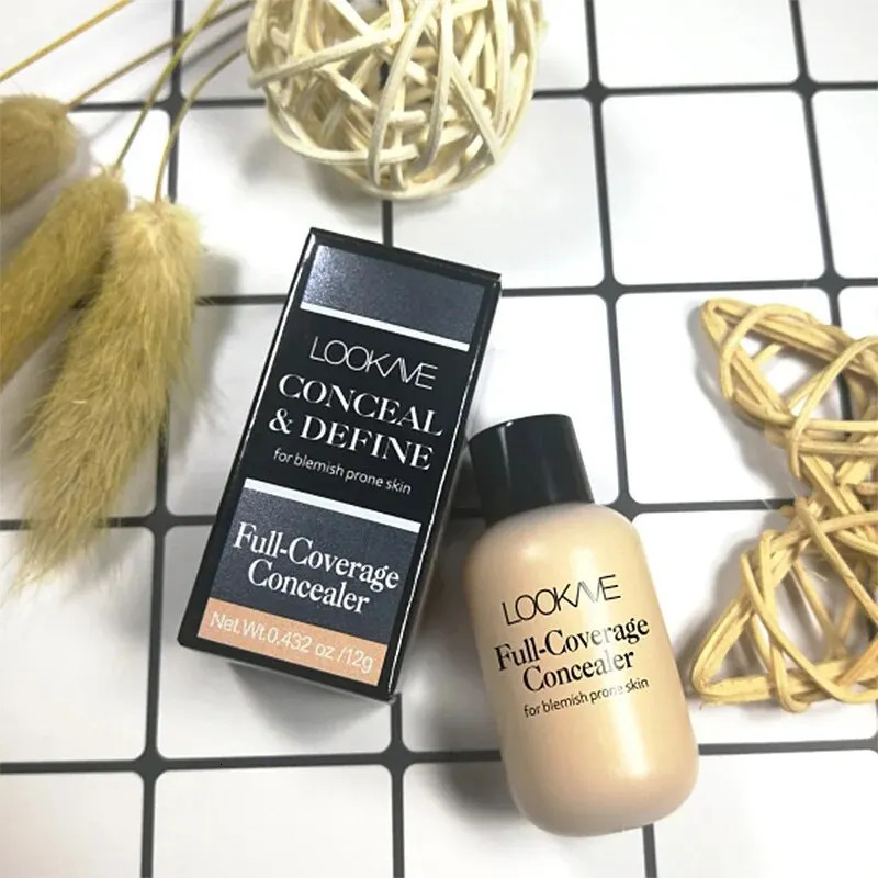 Liquid Concealer Foundation Cream Makeup Waterproof Lasting Full Coverage Spot S Dark Circles Face Base Cosmetics 240621