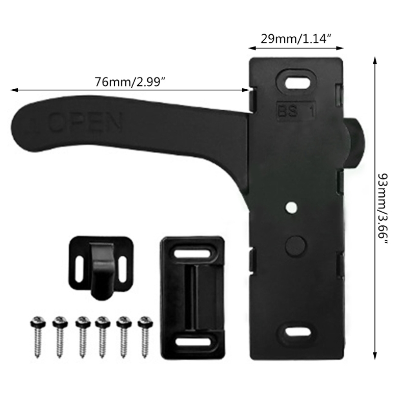 Motorhome RV Entry Door Door handle Hardware Zinc Alloy Screen Door Latch Handle Controller RV Motorhome Accessories