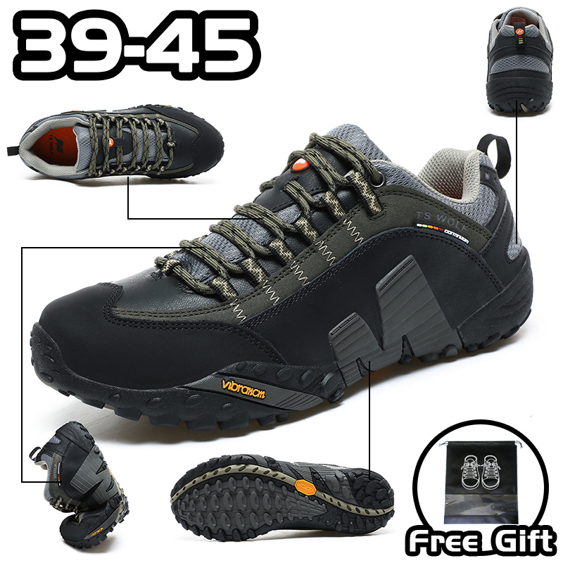 Xiaomi Climbing Shoes for Men Cow Leather Mens Casual Sneakers Spring Autumn Soft Non-slip Lover Large Sized 45 Free Shipping