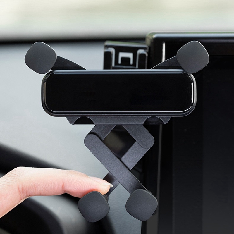 Car Universal Gravity Phone Holder Electric Auto Cellphone Stable Stand Support Adapt To 10.25In For MG4 EV Mulan Parts