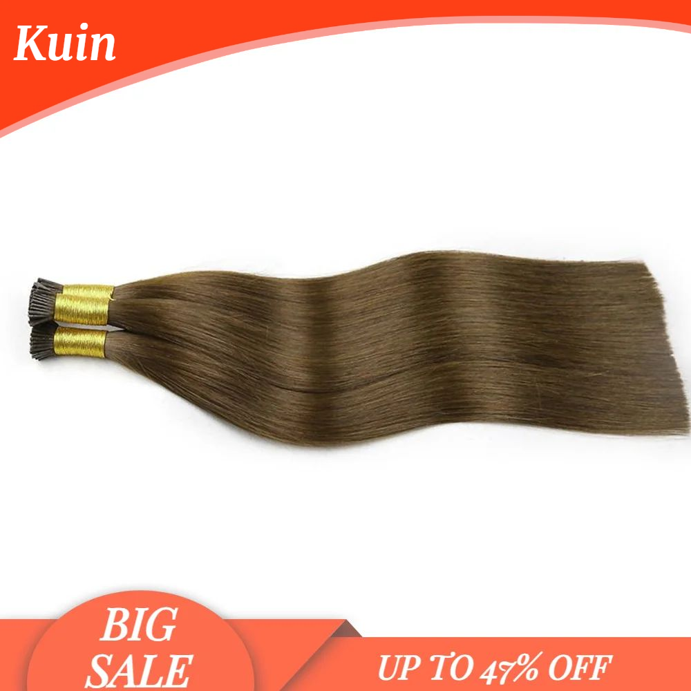I Tip Raw Virgin Human Hair Original Human Hair Extensions Keratin Capsules Brazil Straight Natural Blonde Color 50pcs Hairpiece