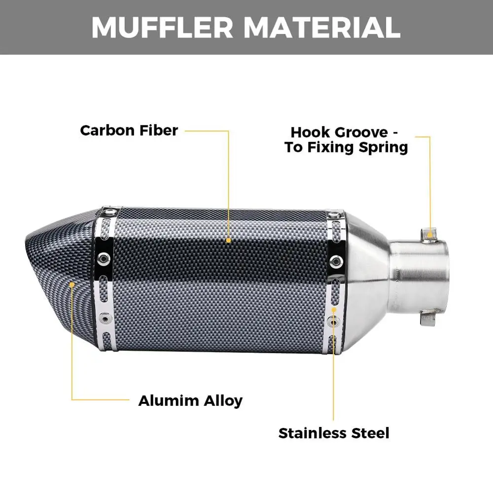 For Honda Grom MSX125 2013-2020 Full Exhaust Muffler System Motorcycle Muffler Front Exhaust With DB Killer Motorcycle Parts