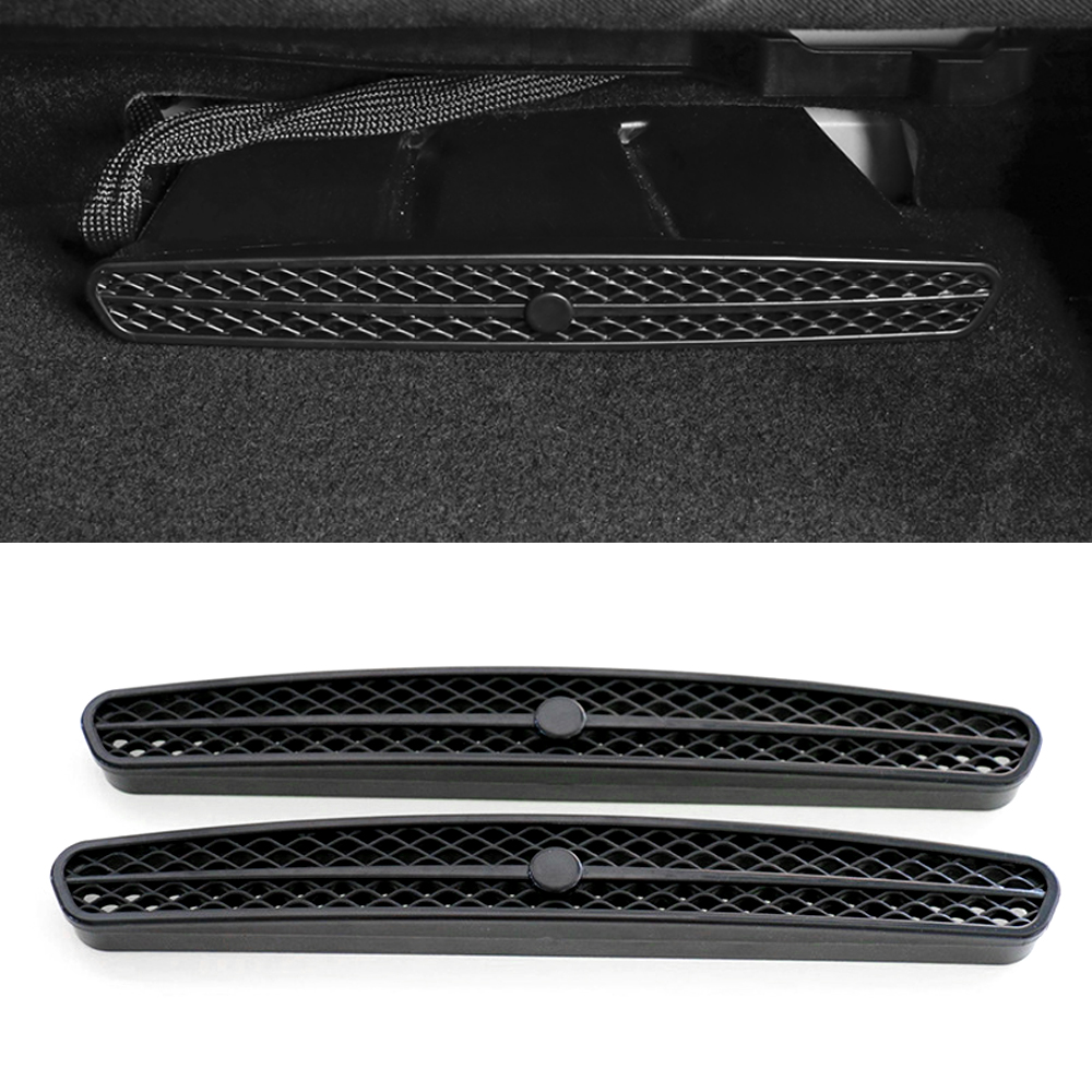 For Mercedes-Benz GLA X156 CLA C117 2015-2019 2PCS Car Under Seat Air Conditioning Outlet Cover Floor Air Vent Protector Grille