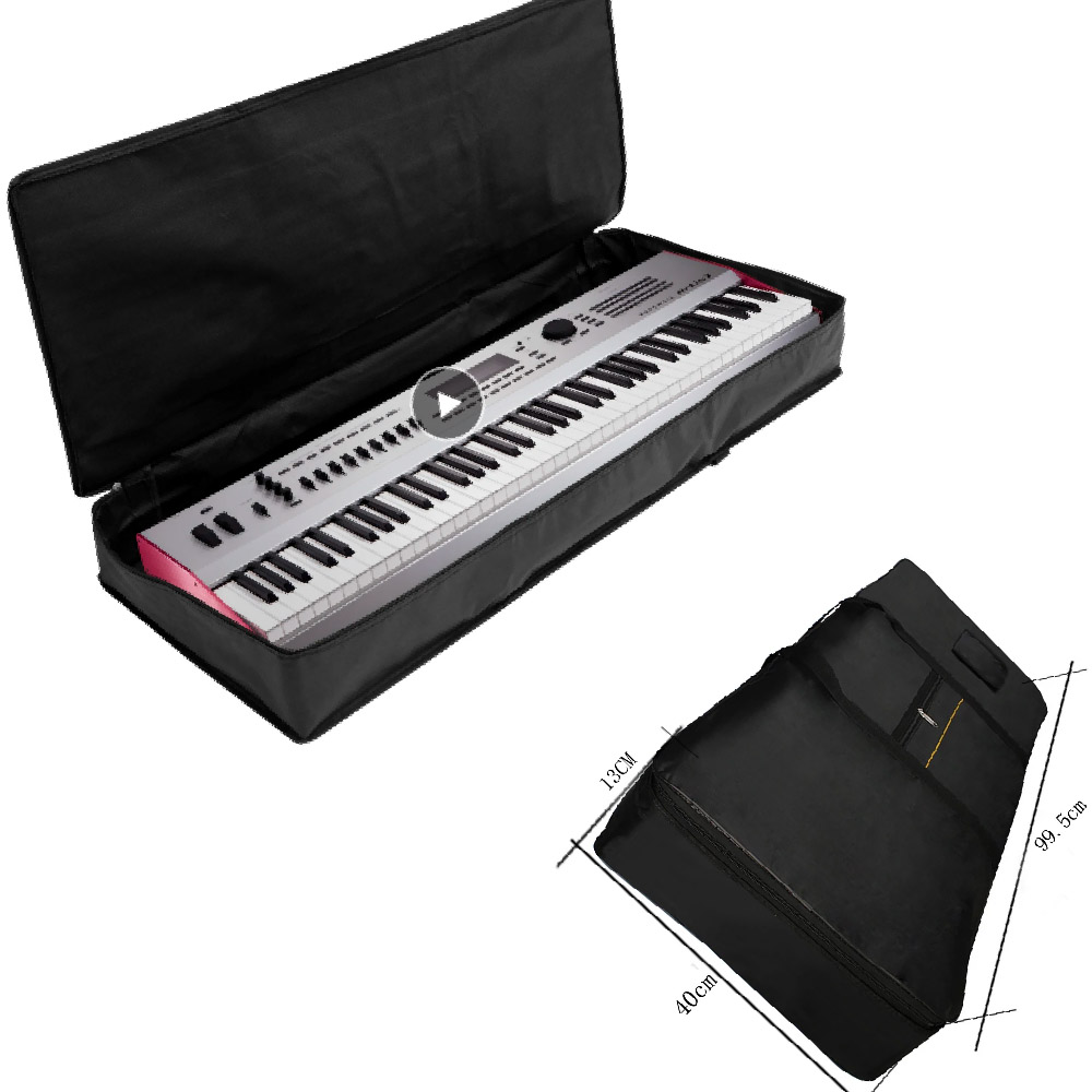 61/76 Keys Electronic Piano Bag Waterproof Oxford Cloth Thickened Handbag Keyboard Suitcase Electronic Piano Accessories
