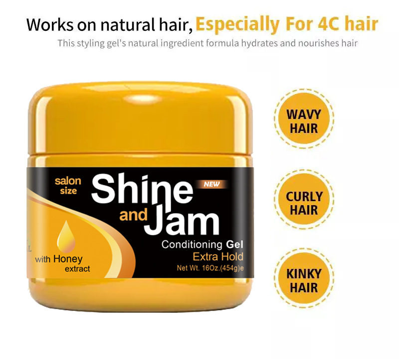 Shine and Jam braid gel Dirty Braided Wax Hair Styling Braided Gel Hair care