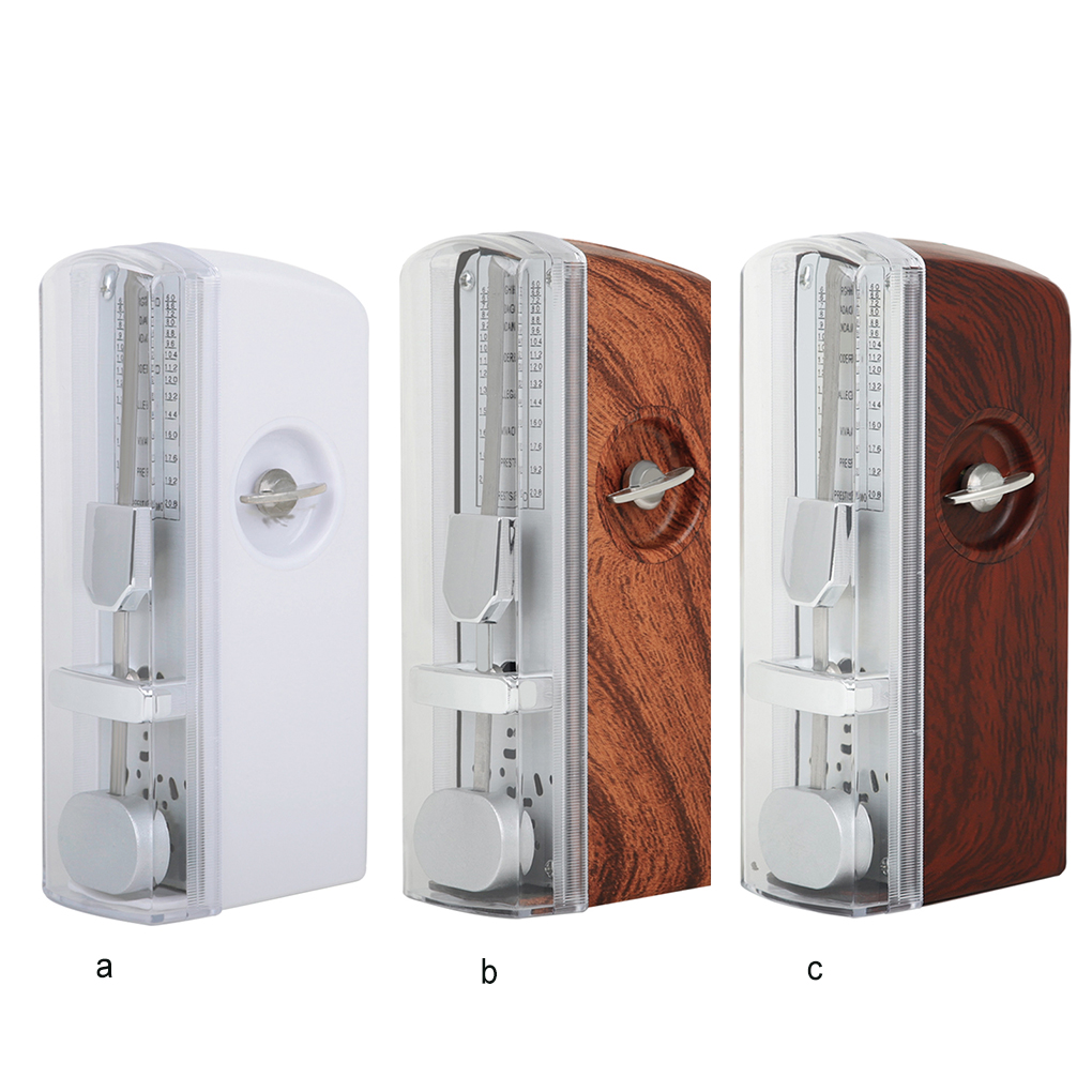 Guitar Metronome Mechanical Adjustable Universal Electric Musical Instruments 60-208 Beat Training Part Trainer White