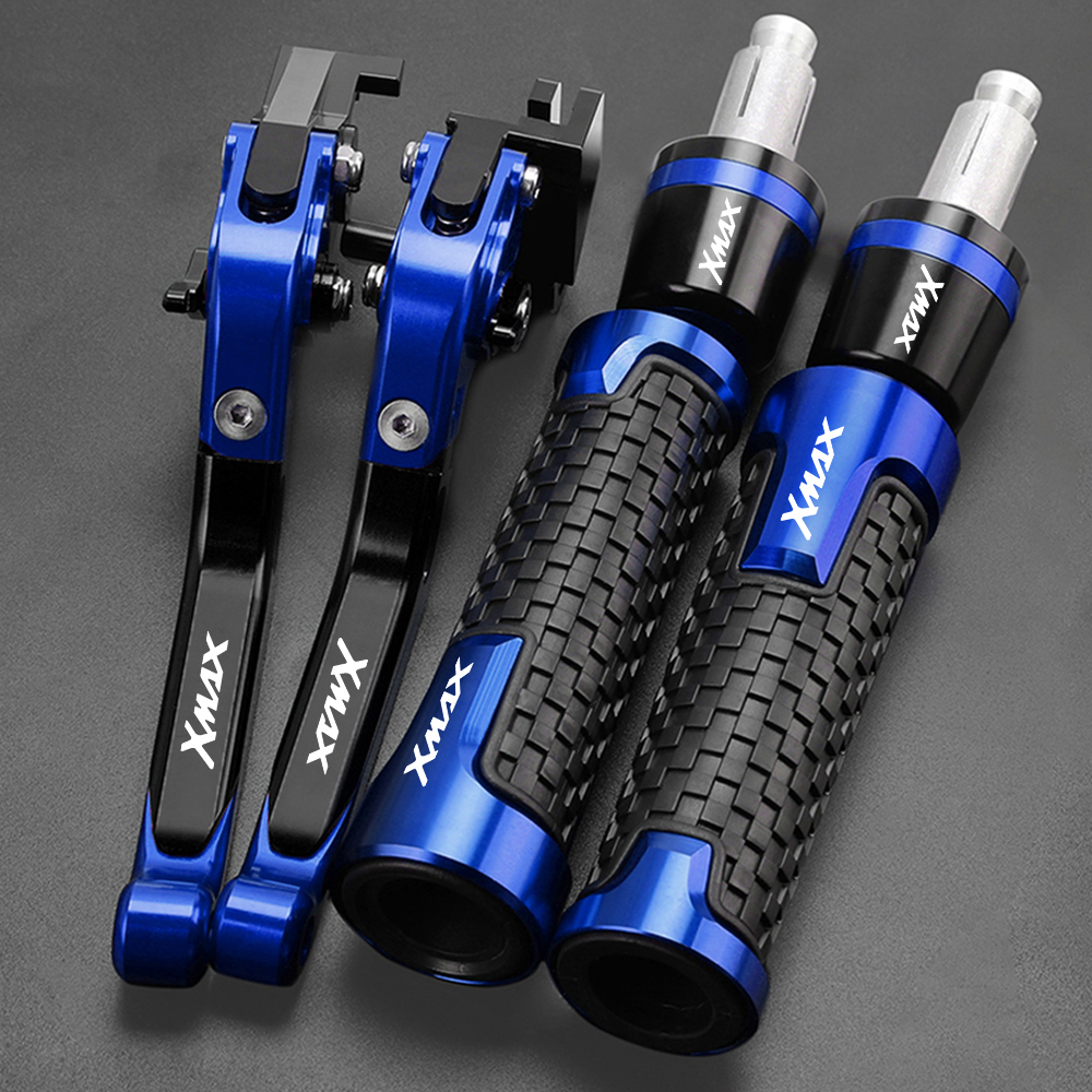 For YAMAHA XMAX 125 200 300 400 X MAX X-MAX 2021 2022 2023 Motorcycle Accessories Adjustable Brake Clutch Lever Handle Grip Ends